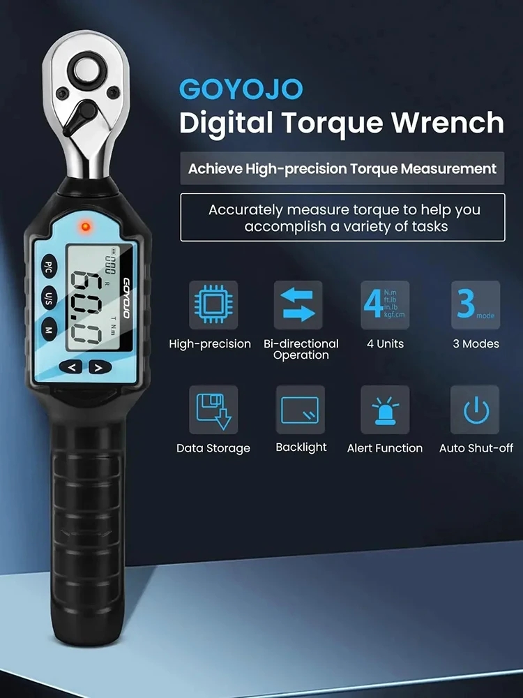 1/2 3/8 1/4 cyfrowy klucz dyna – Torque Wrench Digital recenzja i cena