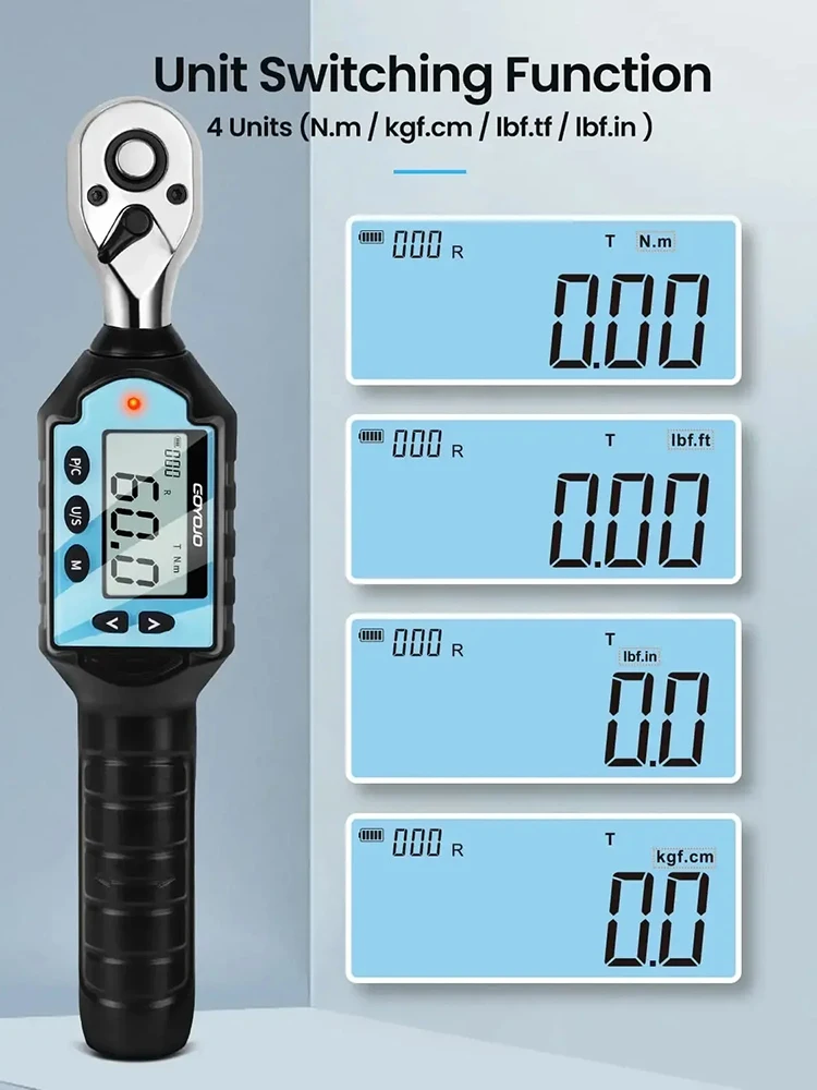 1/2 3/8 1/4 cyfrowy klucz dyna – Torque Wrench Digital recenzja i cena