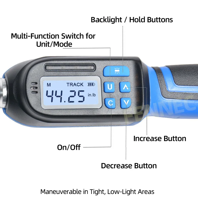 Regulowana cyfrowa głowica klu – Torque Wrench Digital recenzja i cena