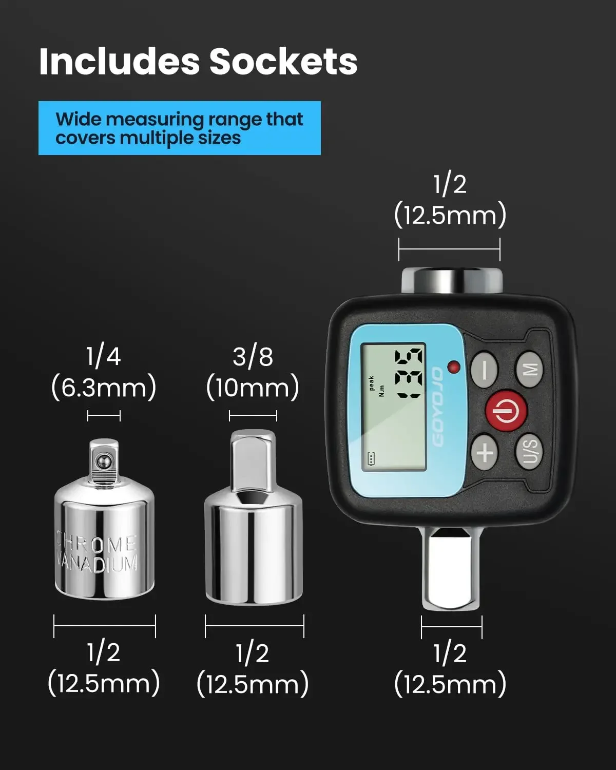 GOYOJO Cyfrowy klucz dynamomet – Torque Wrench Digital recenzja i cena